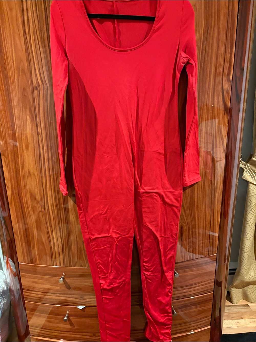 Kids Red Long-Sleeve Pajamas - Classic One-Piece